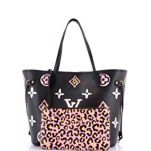 Louis Vuitton MM Neverfull NM Tote Wild at Heart Monogram Giant - Picture 2 of 8